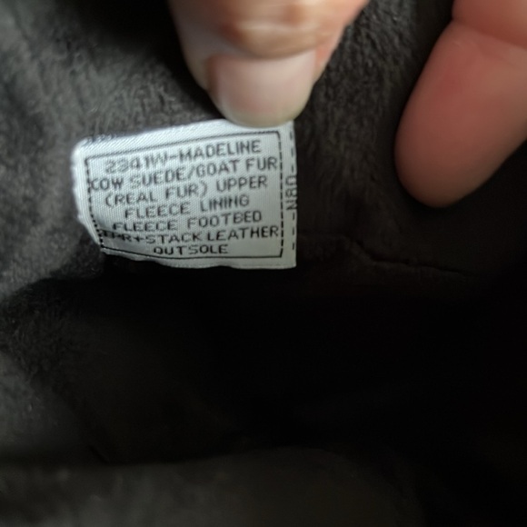 Bearpaw Madeline Women's Heeled Goat Fur Fleece Lined Boot, Size 7, EUC - Picture 12 of 14